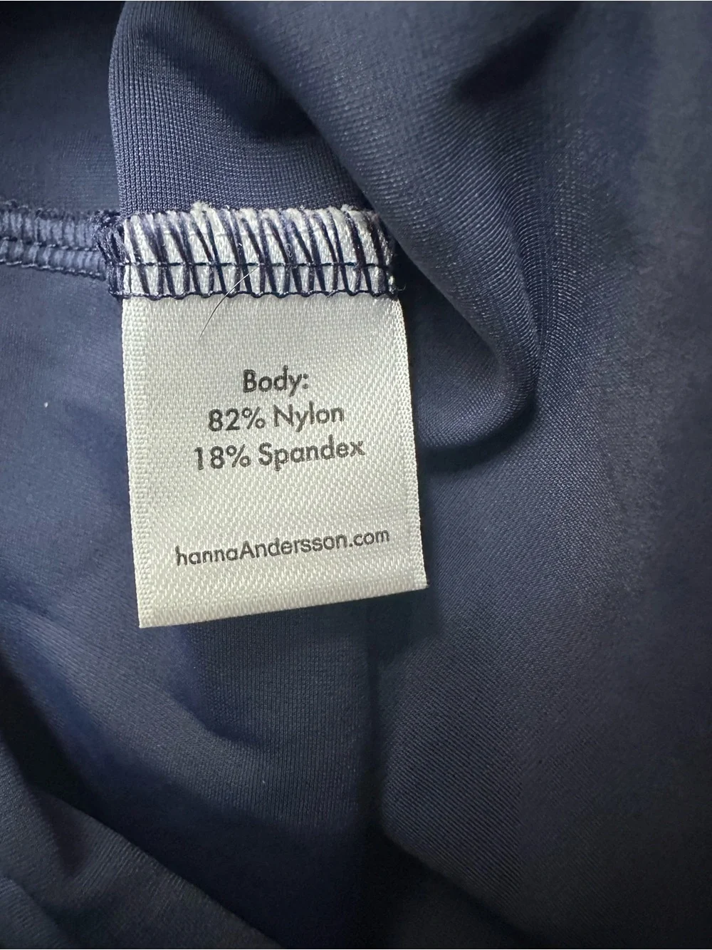 Hanna Andersson Boys Blue Short Sleeve Rash Guard Swim Shirt Size‎ 8